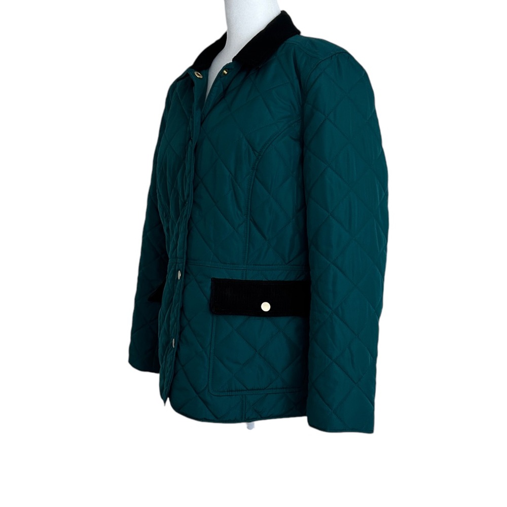 Charter Club Quilted Corduroy Trim Jacket (PL) - Picture 3 of 16